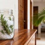 Alecrim com sal grosso dentro de um frasco em casa tem um efeito que pouca gente conhece mas todo mundo deveria testar