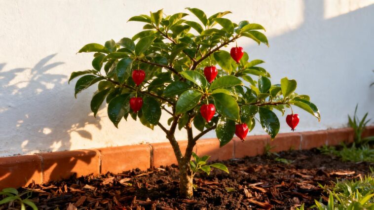 Árvore frutífera que cresce rápido, resiste ao sol forte e cabe em quintal pequeno