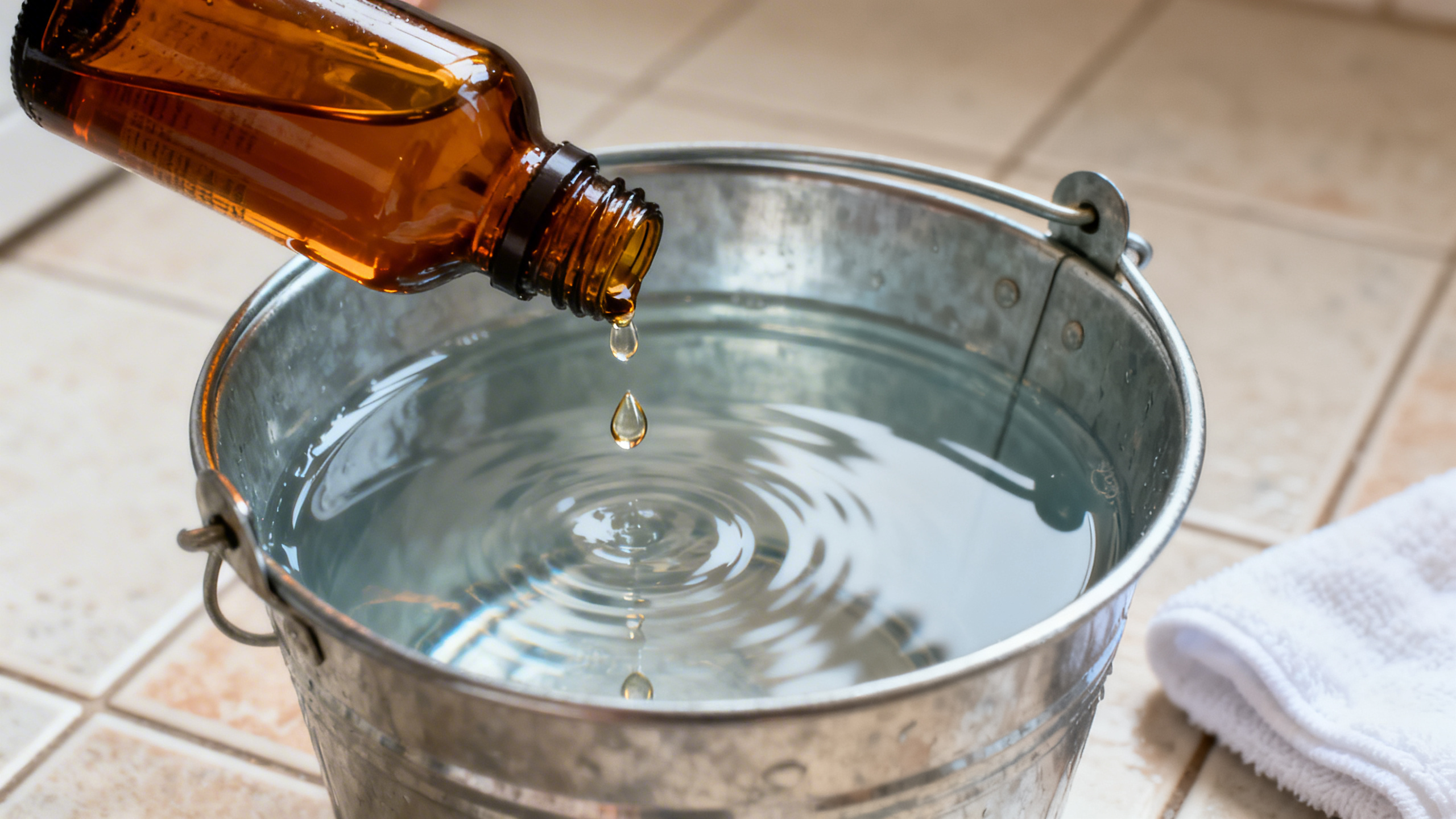 Aplicação correta no balde ajuda a manter o aroma por mais tempo.