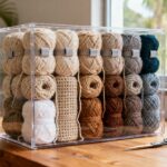 Crocheteiras descobriram que guardar os fios dessa forma evita nós e emaranhados e gostariam de ter sabido antes