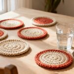 Esse porta-copos de crochê deixou os jantares tão instagramáveis que as convidadas pedem para levar para casa