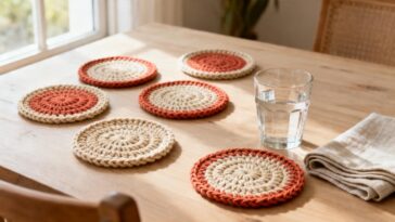 Esse porta-copos de crochê deixou os jantares tão instagramáveis que as convidadas pedem para levar para casa