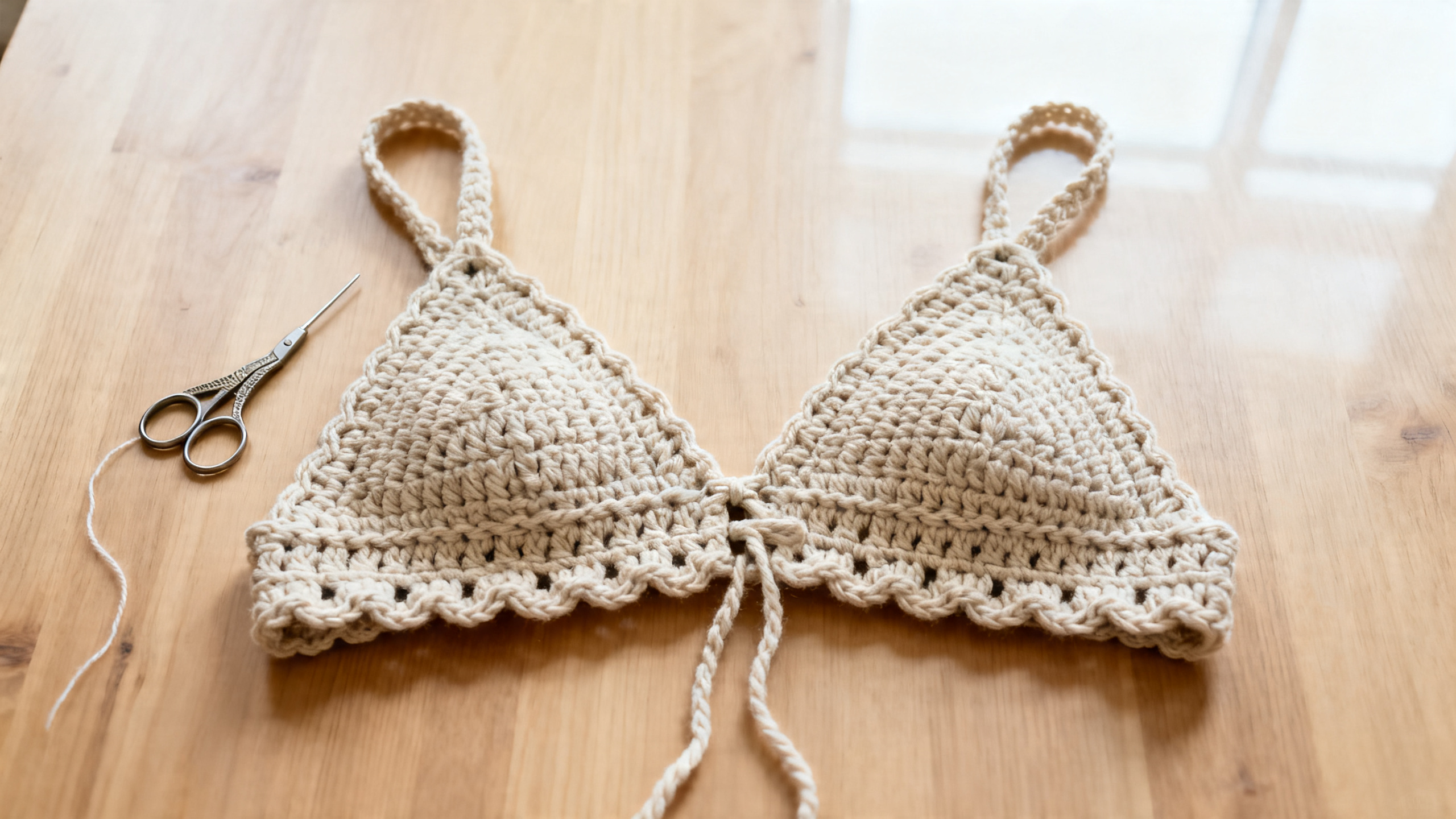 Detalhe dos pontos e do acabamento que definem o caimento do cropped