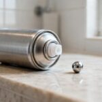 Para que serve a bolinha de plástico dentro da lata de desodorante aerossol