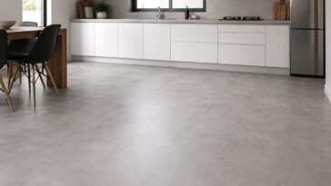 Adeus azulejos na cozinha: a tendência minimalista para renovar o piso em um dia e sem pedreiros