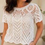 Blusa de crochê rendada: qual fio de algodão usar e quanto comprar