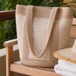 Bolsa de praia de crochê para o verão: qual barbante usar e quanto comprar (sem desperdício)