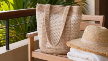 Bolsa de praia de crochê para o verão: qual barbante usar e quanto comprar (sem desperdício)