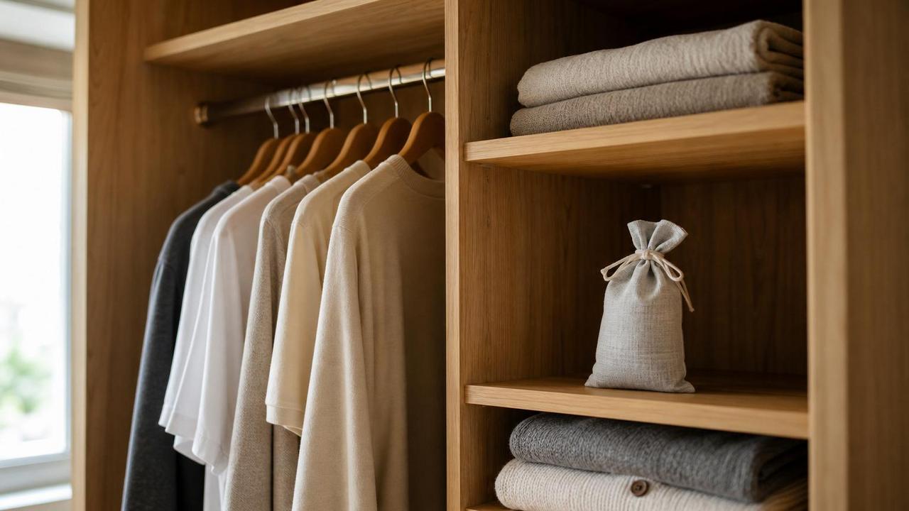 Colocar um sachê de carvão dentro do guarda-roupa à noite: para que serve e como ele amanhece