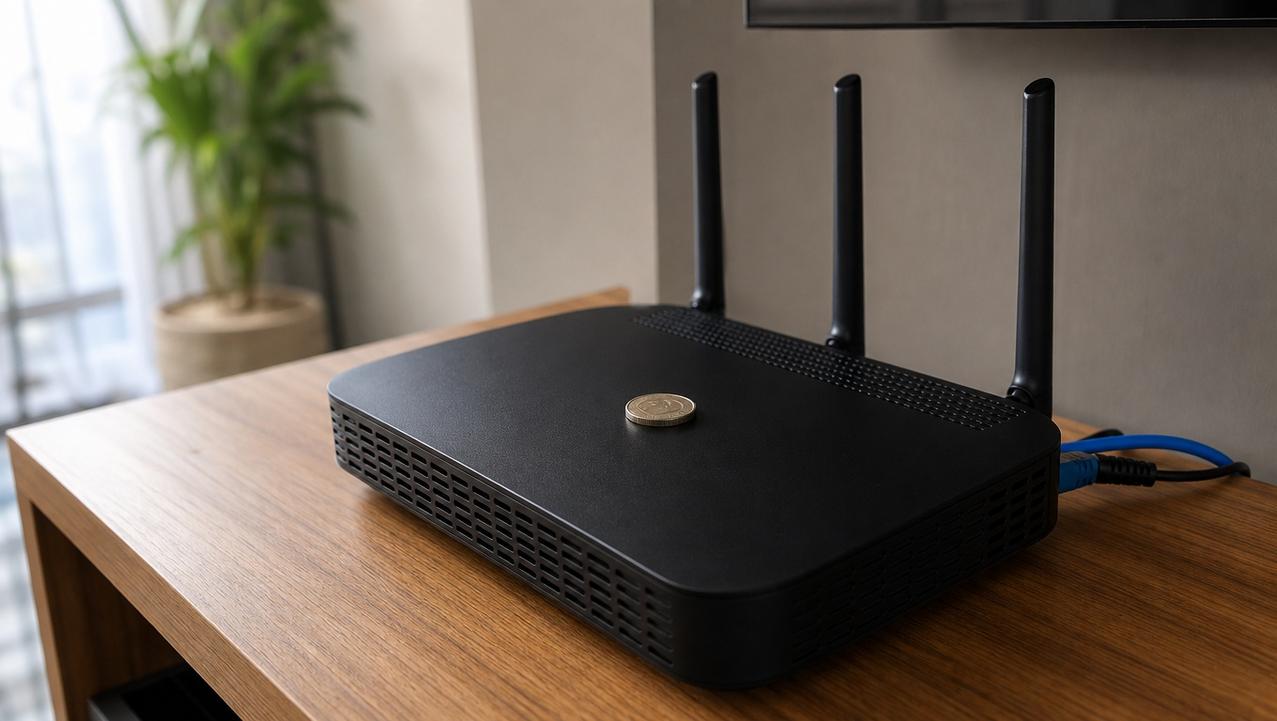 Coloque uma moeda em cima do roteador Wi-Fi: Para que serve e por que recomendam fazer isso