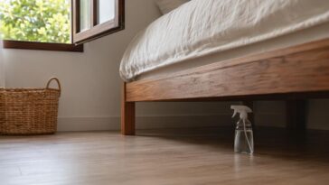 Qual a necessidade de borrifar vinagre embaixo da cama? O que isso significa?